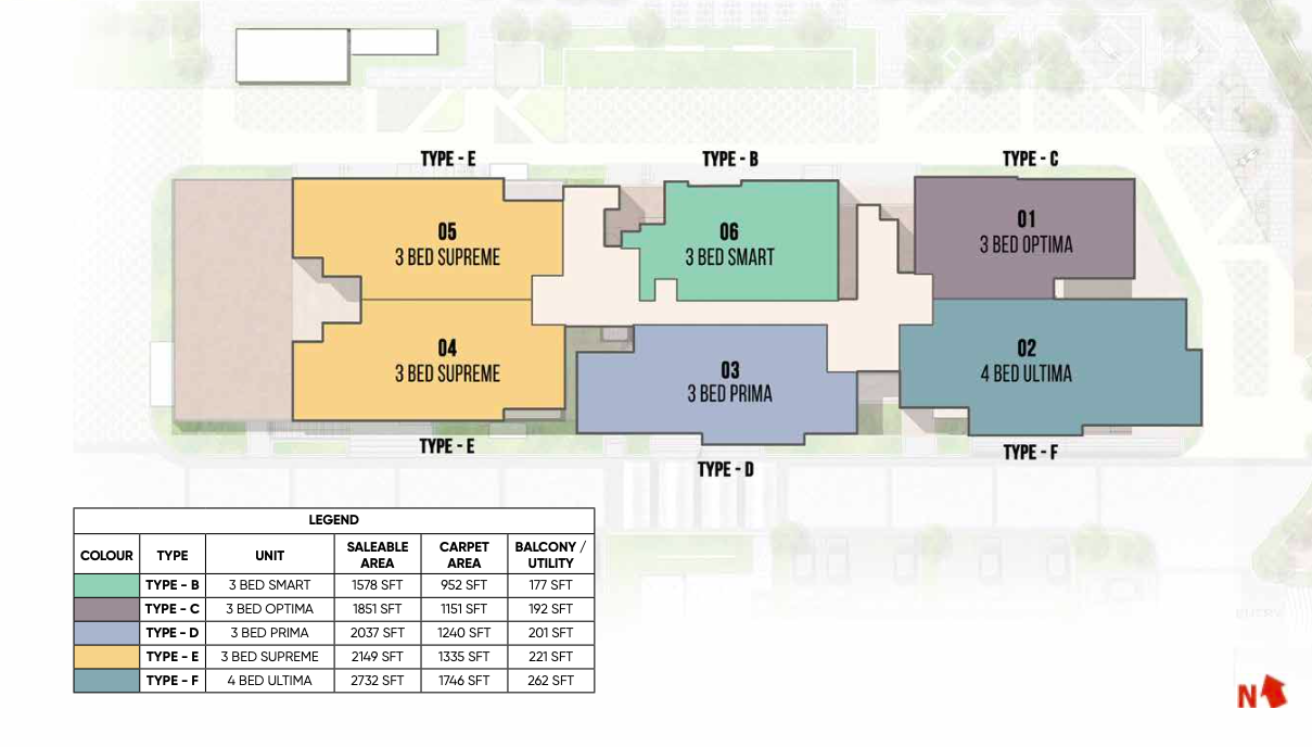 Prestige Highland Hideaway Numbering Plan